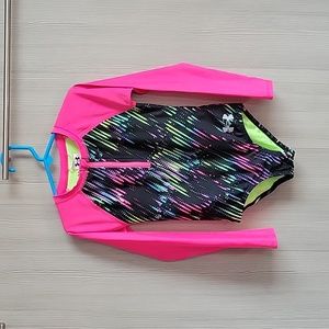 Kids Under Armour Swim Rash Guard Swimsuit